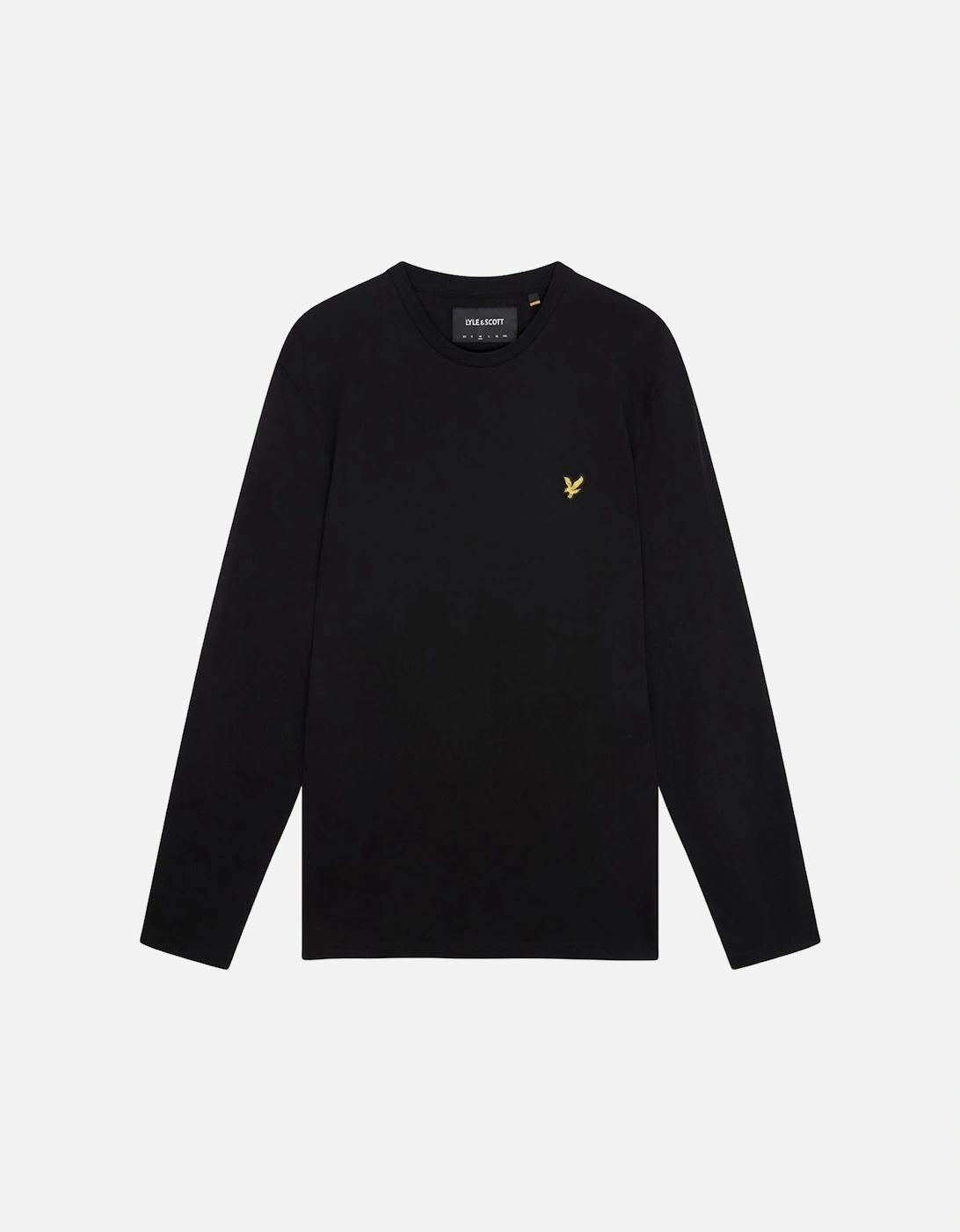 Lyle & Scott Plain Black Long Sleeve T-Shirt, 2 of 1