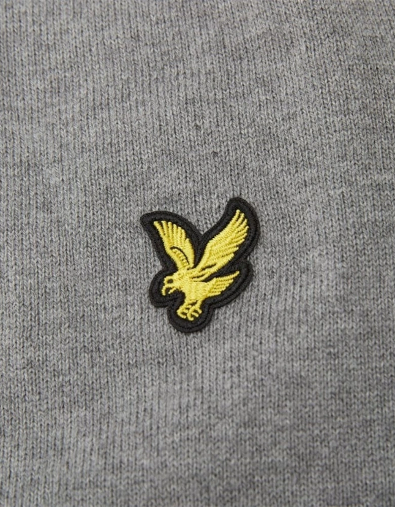 Lyle & Scott Cotton Merino Crew Neck Jumper Grey Sweater