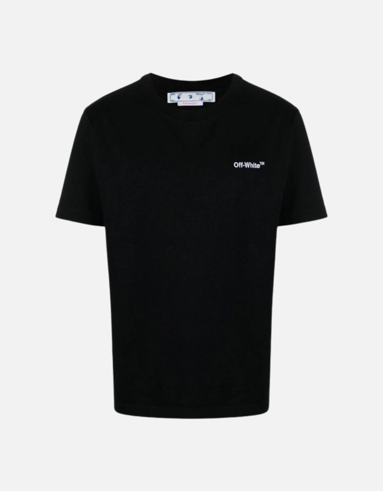 For All Slim Fit Black T-Shirt