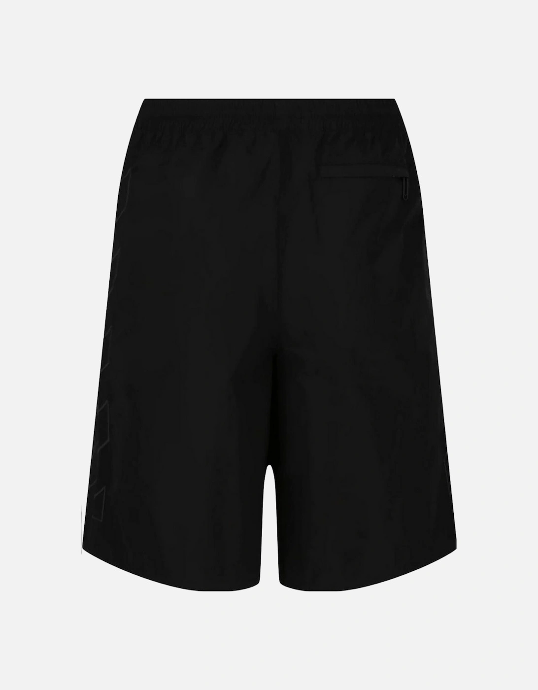 Diag Outline Black Track Shorts