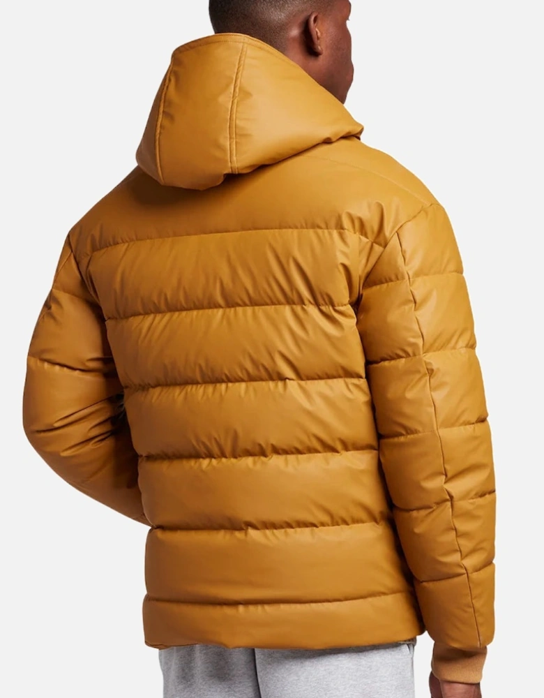 Lyle & Scott Anniversary Gold Rubberised Puffer Jacket