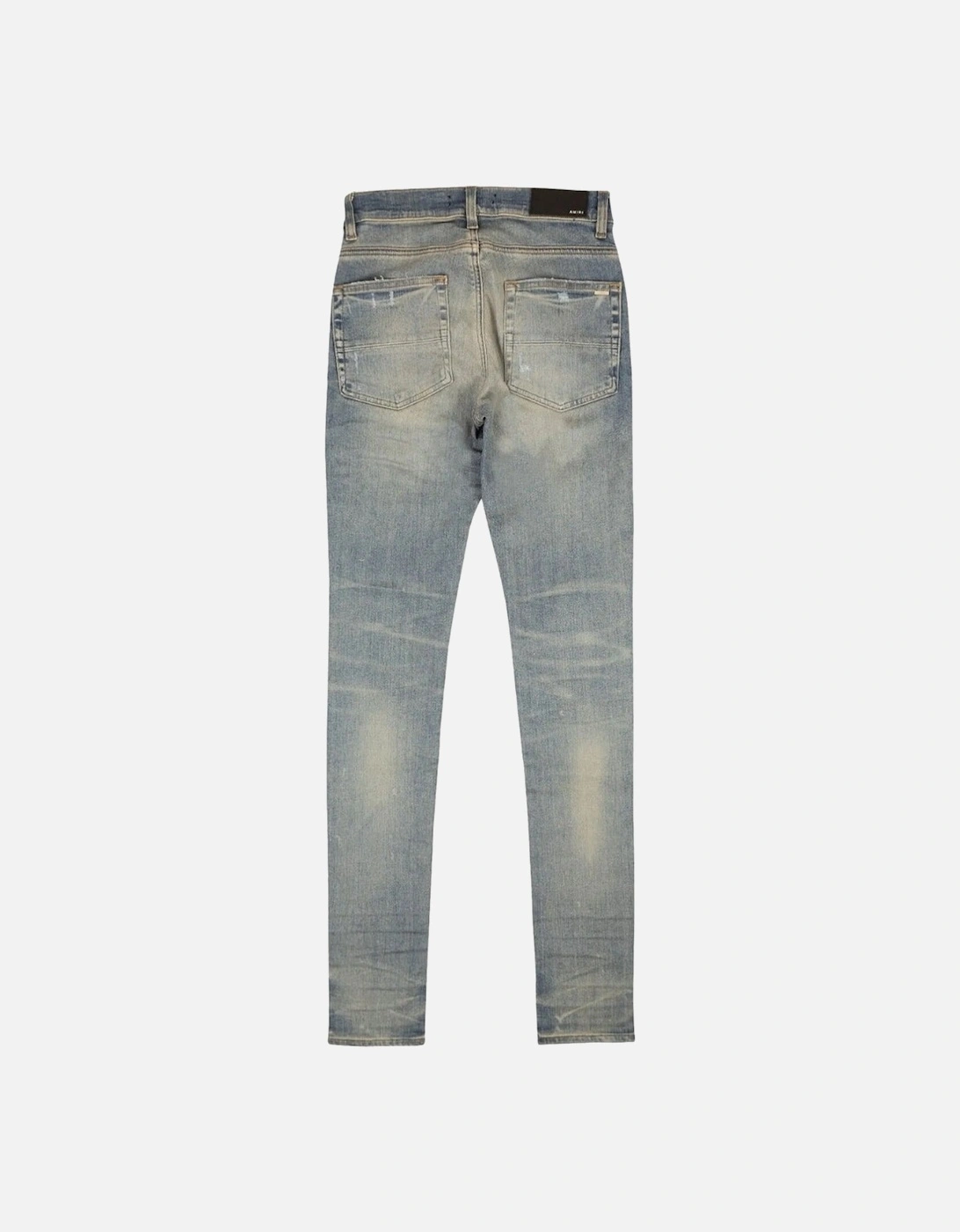 MX1 Neon Plaid Clay Indigo Blue Jeans