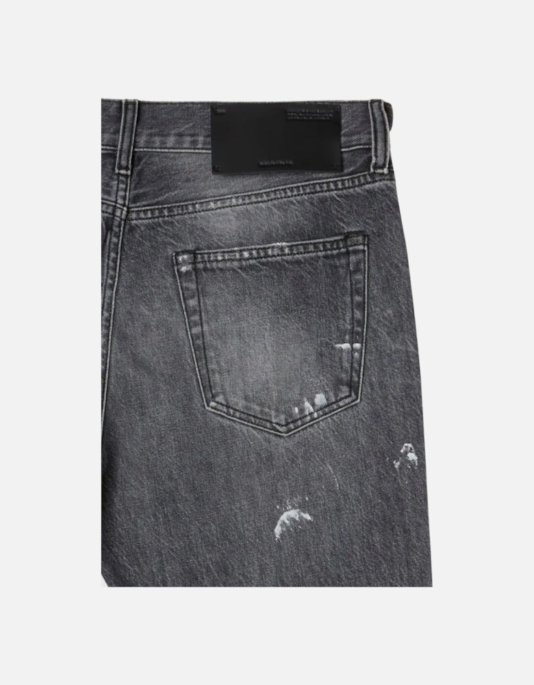 Diag Outline Paint Vintage Grey Jeans