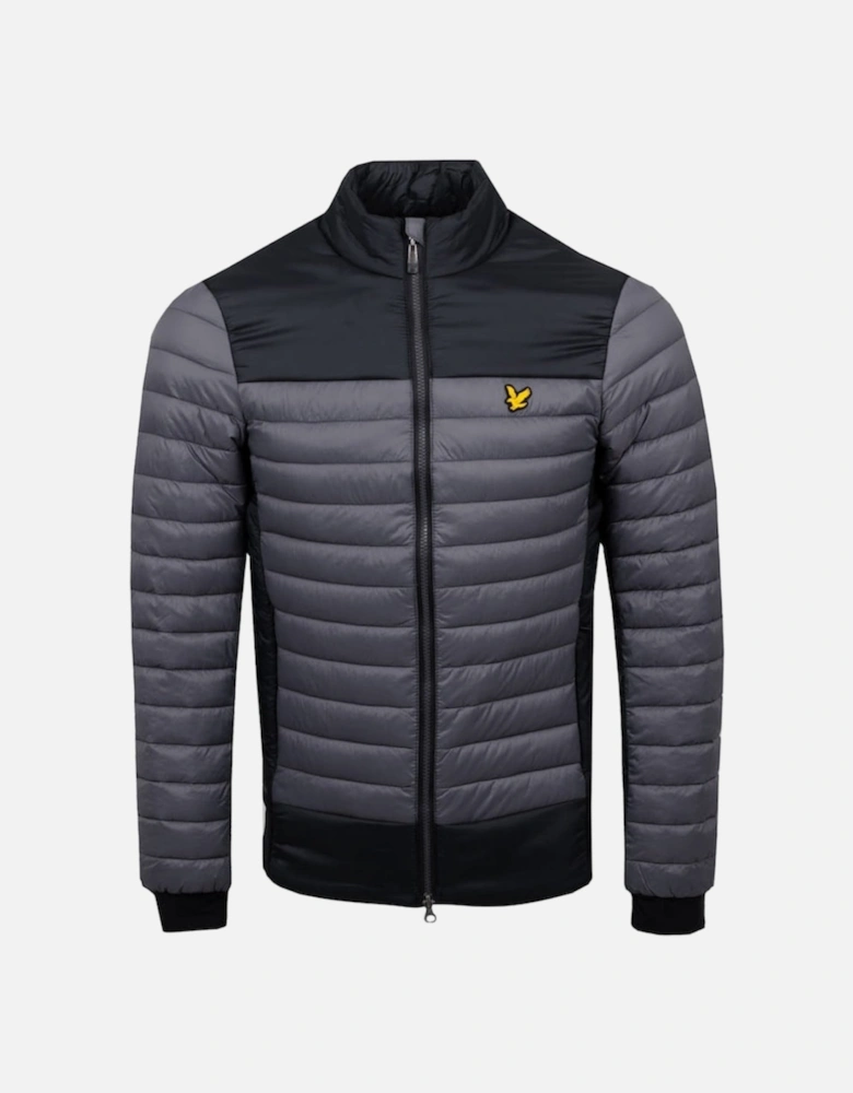 Lyle & Scott Back Stretch Quilted Grey Jacket