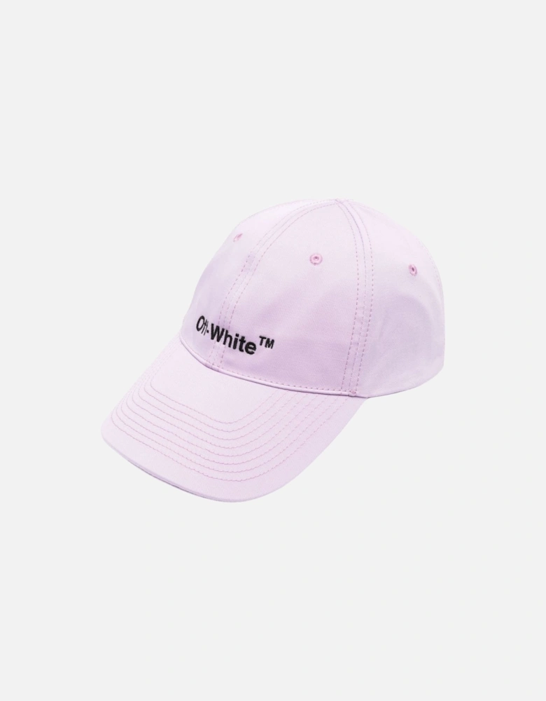 Helvetica Logo Baseball Cap Purple Hat