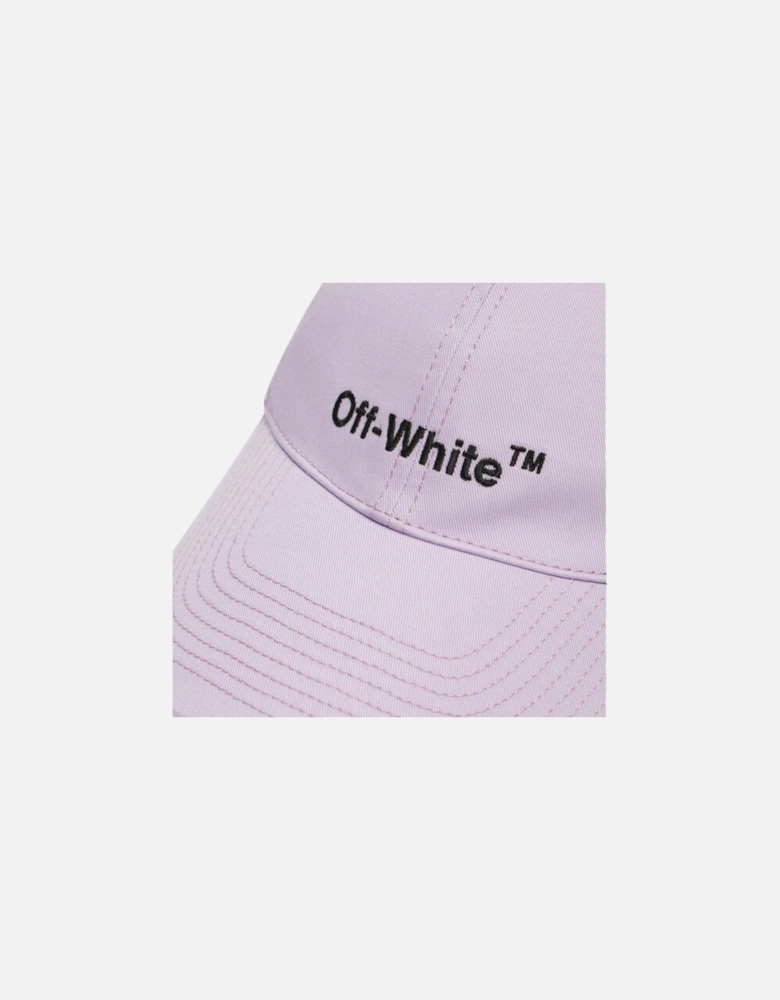 Helvetica Logo Baseball Cap Purple Hat