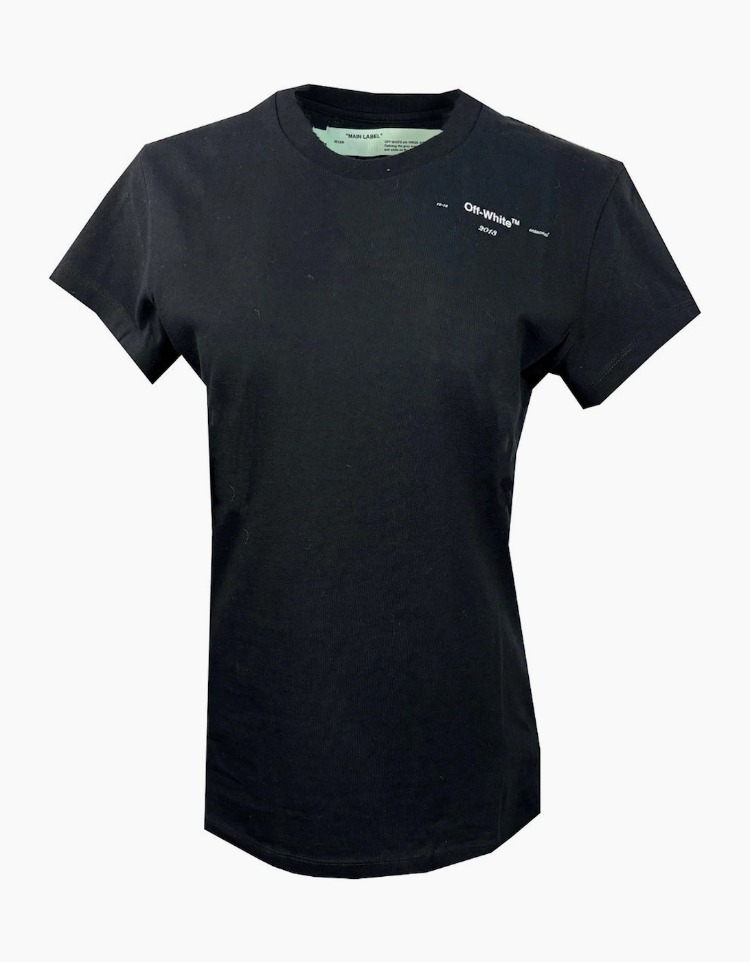Off-White Women's Black Woman Logo T-Shirt - Size 12