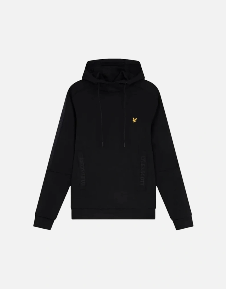 Lyle & Scott Pocket Branded Sweat Black Hoodie