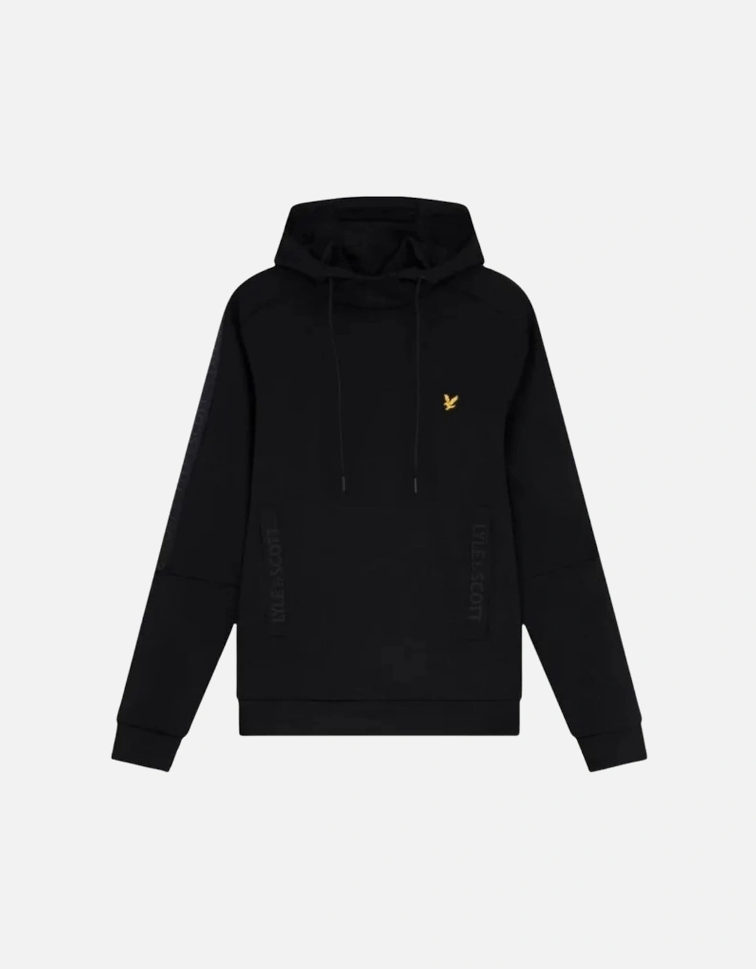 Lyle & Scott Pocket Branded Sweat Black Hoodie, 4 of 3