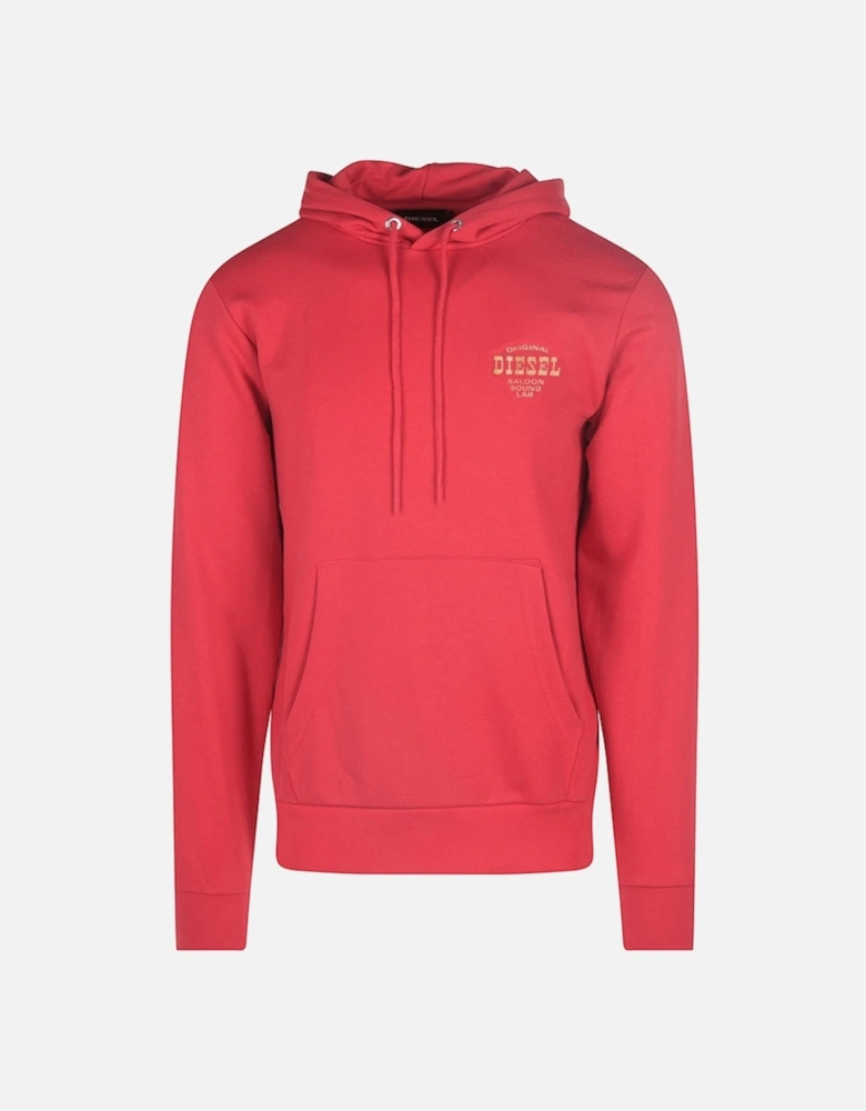 Saloon Sound Lab Logo Red Hoodie