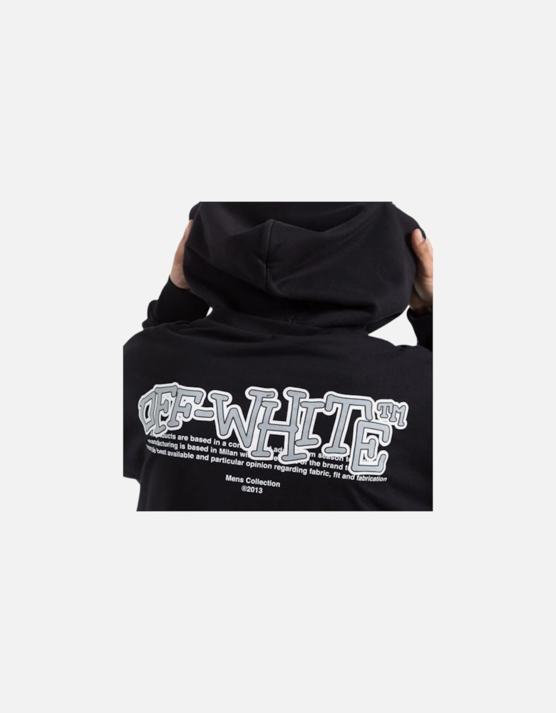 Carlos Type Double Tee Black Hoodie