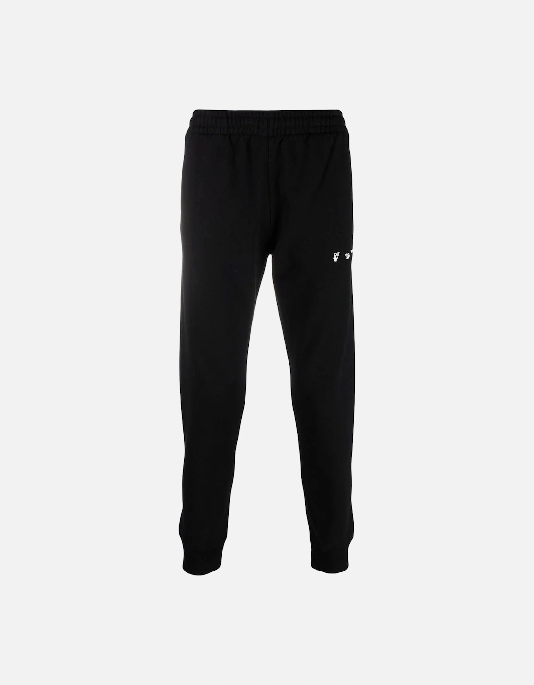 OW Logo Short Cuffed Black Sweatpants, 5 of 4