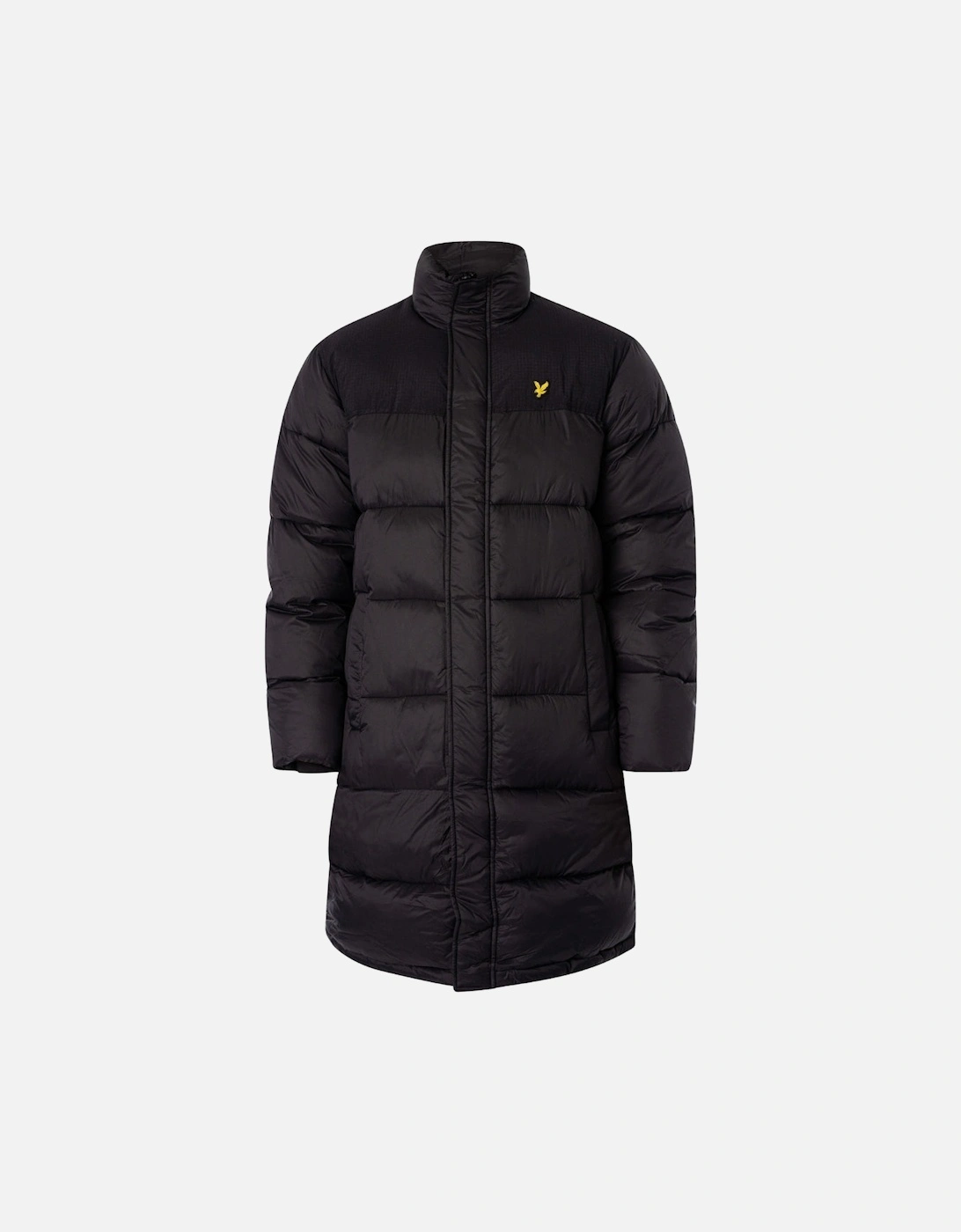 Lyle & Scott Long Wadded Puffer Black Jacket, 4 of 3