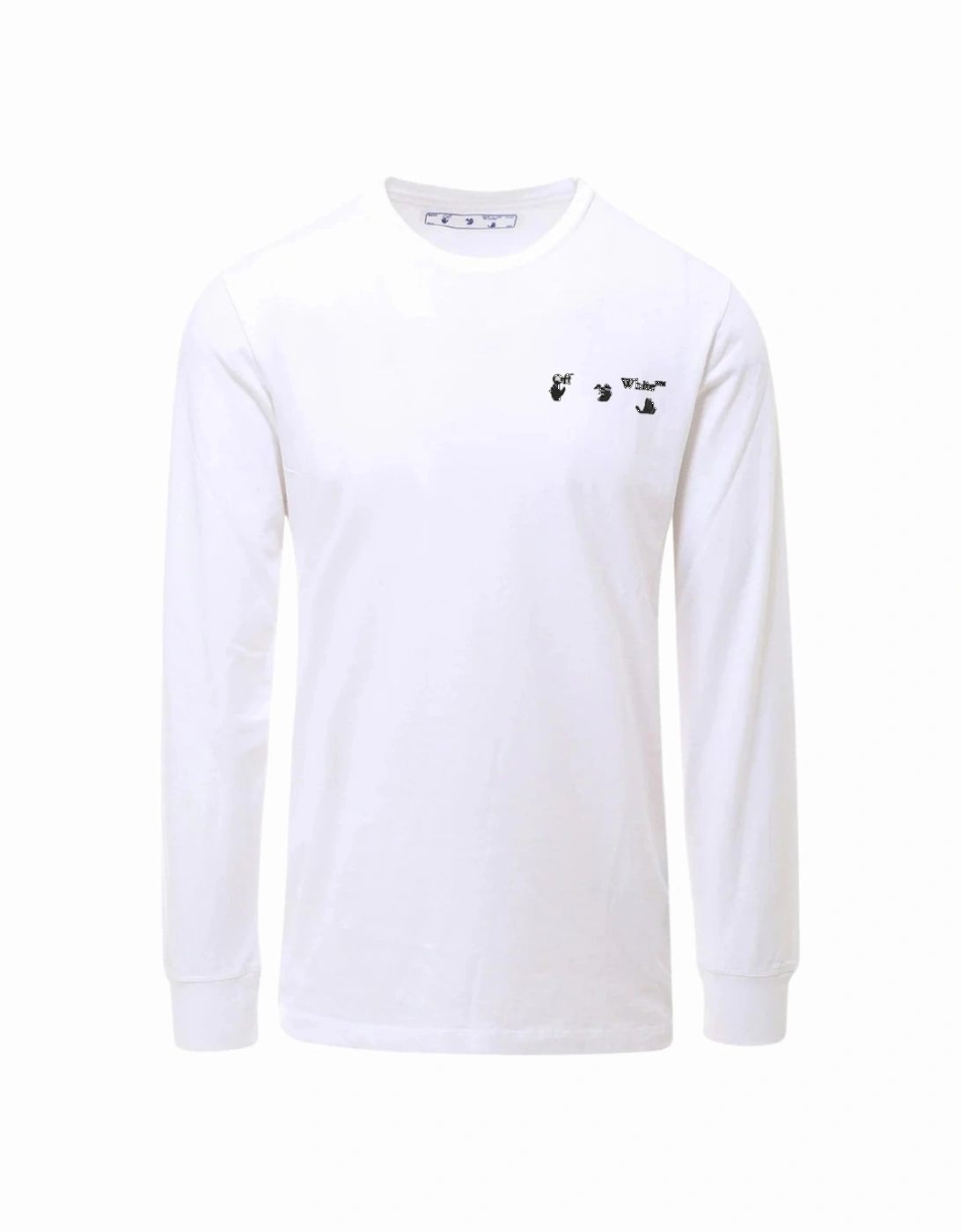 OW Logo Long Sleeve White T-Shirt, 2 of 1