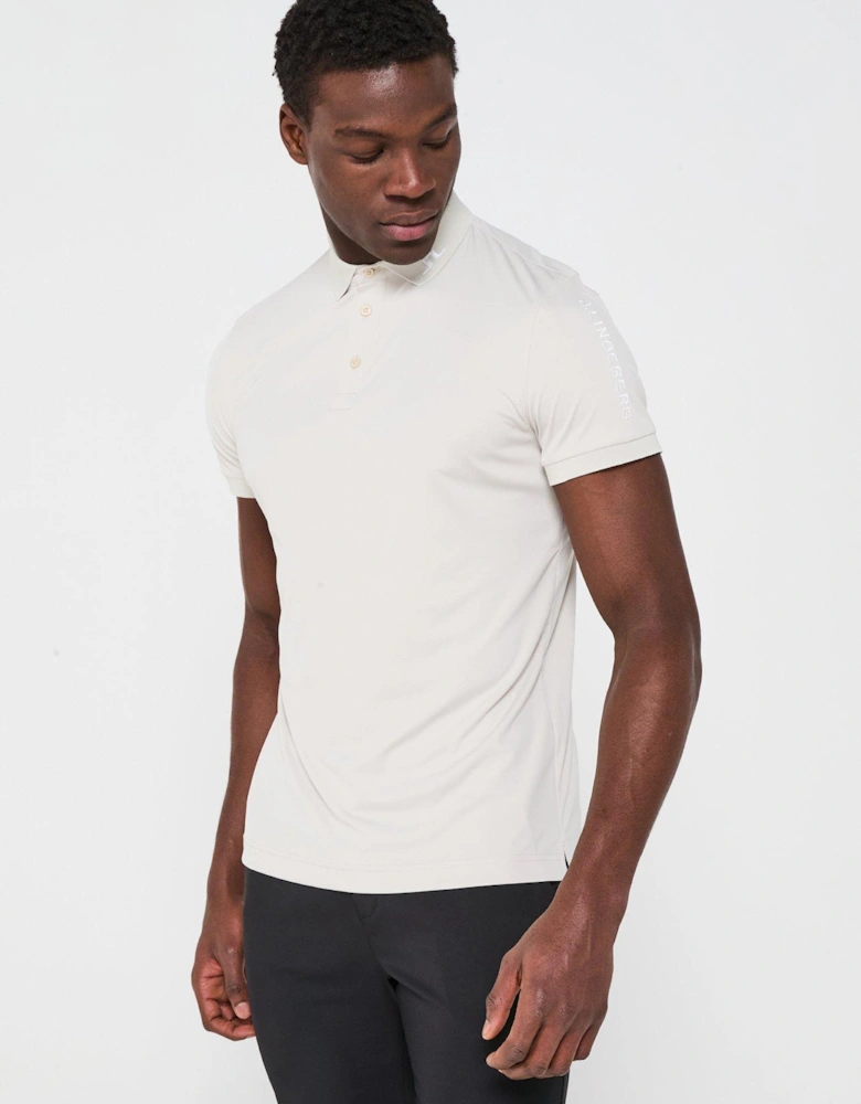 Men's Golf Tour Tech Regular Fit Polo - Beige
