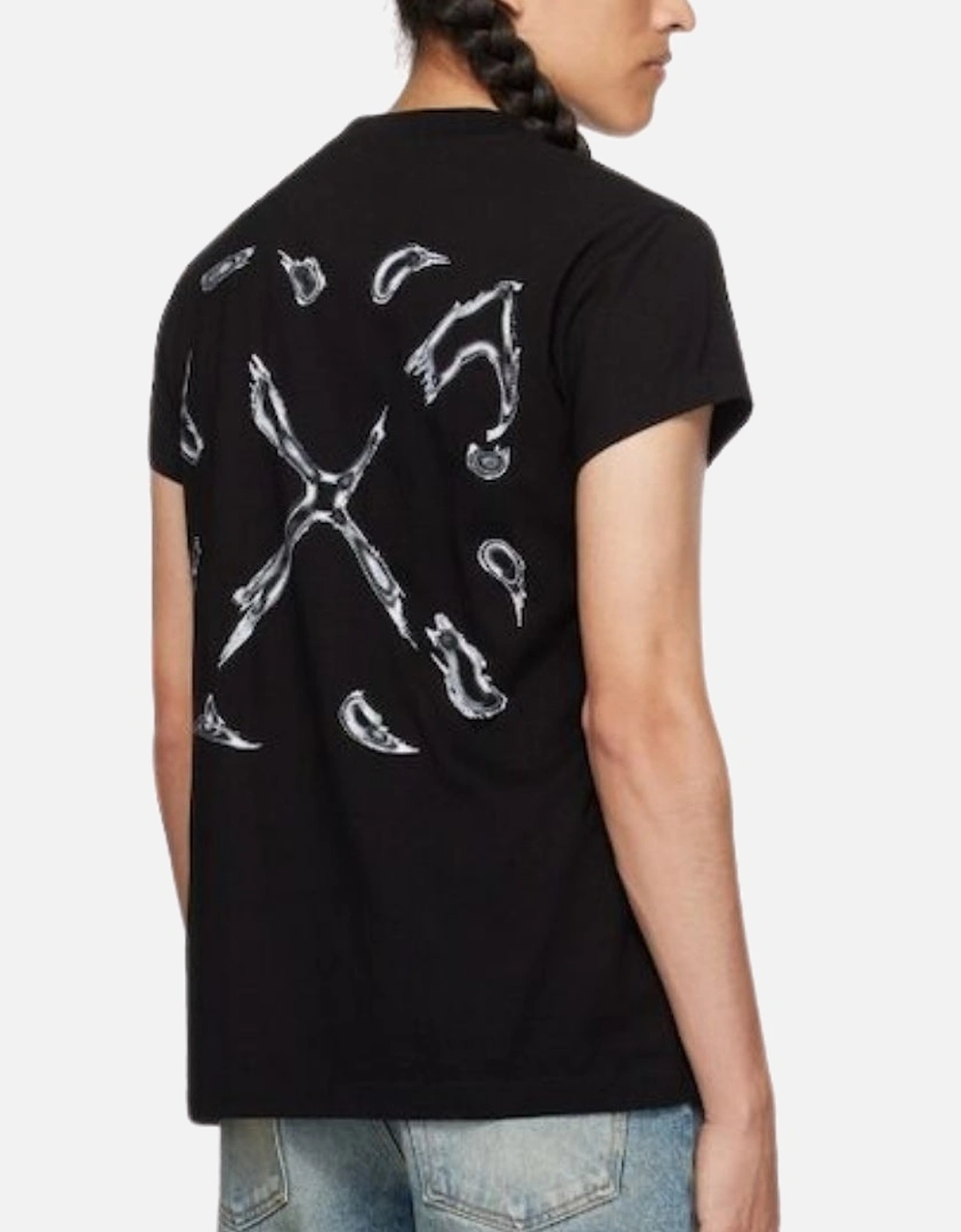 Noise Arrow Shaped Logo Black T-Shirt