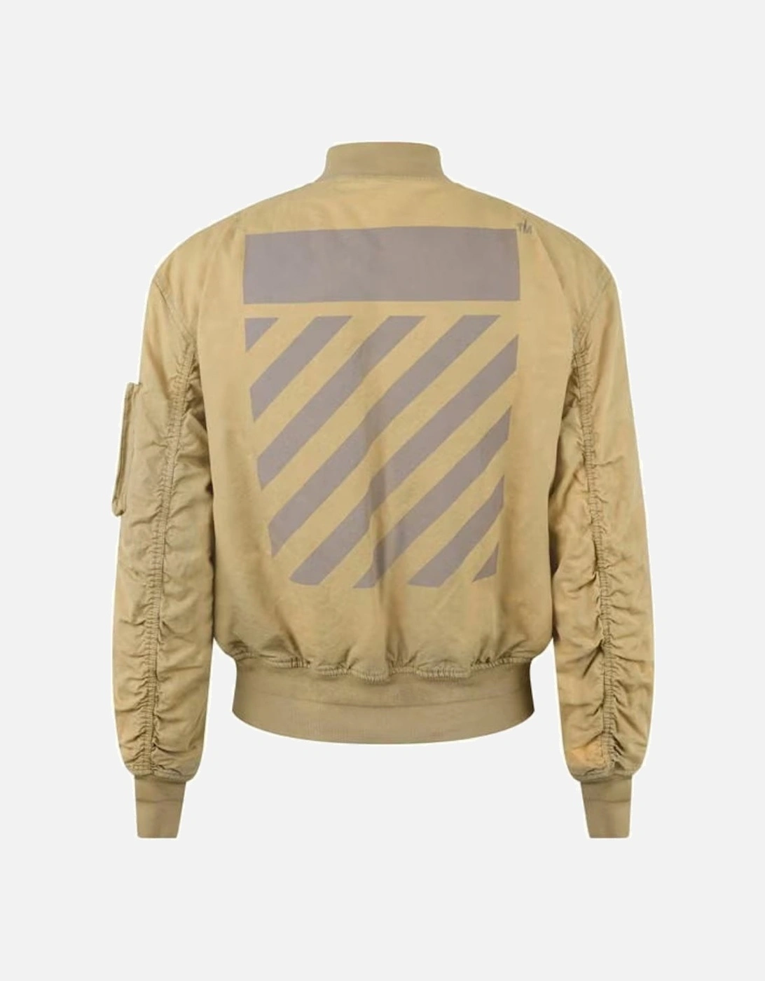 Diag Tab Vintage Beige Bomber Jacket