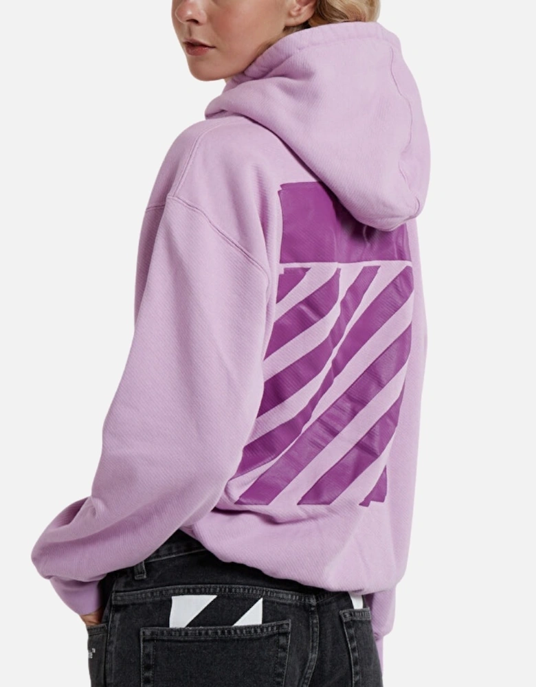 Diag Regular Fit Lilac Purple Hoodie