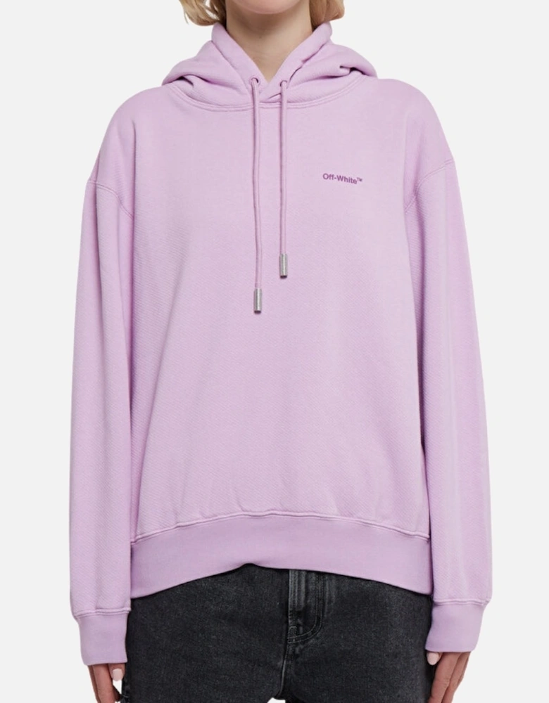 Diag Regular Fit Lilac Purple Hoodie