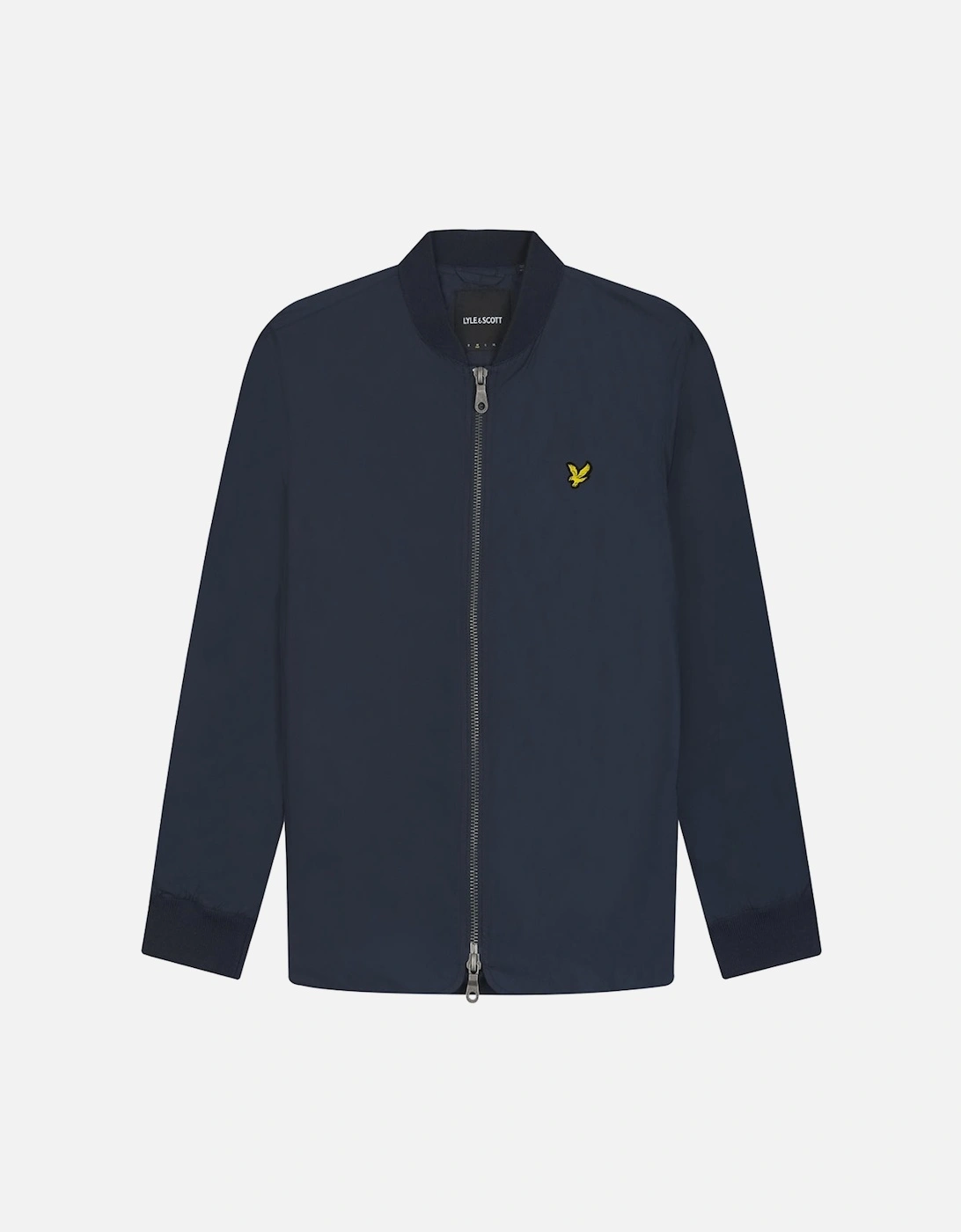 Lyle & Scott Branded Navy Blue Bomber Jacket, 5 of 4