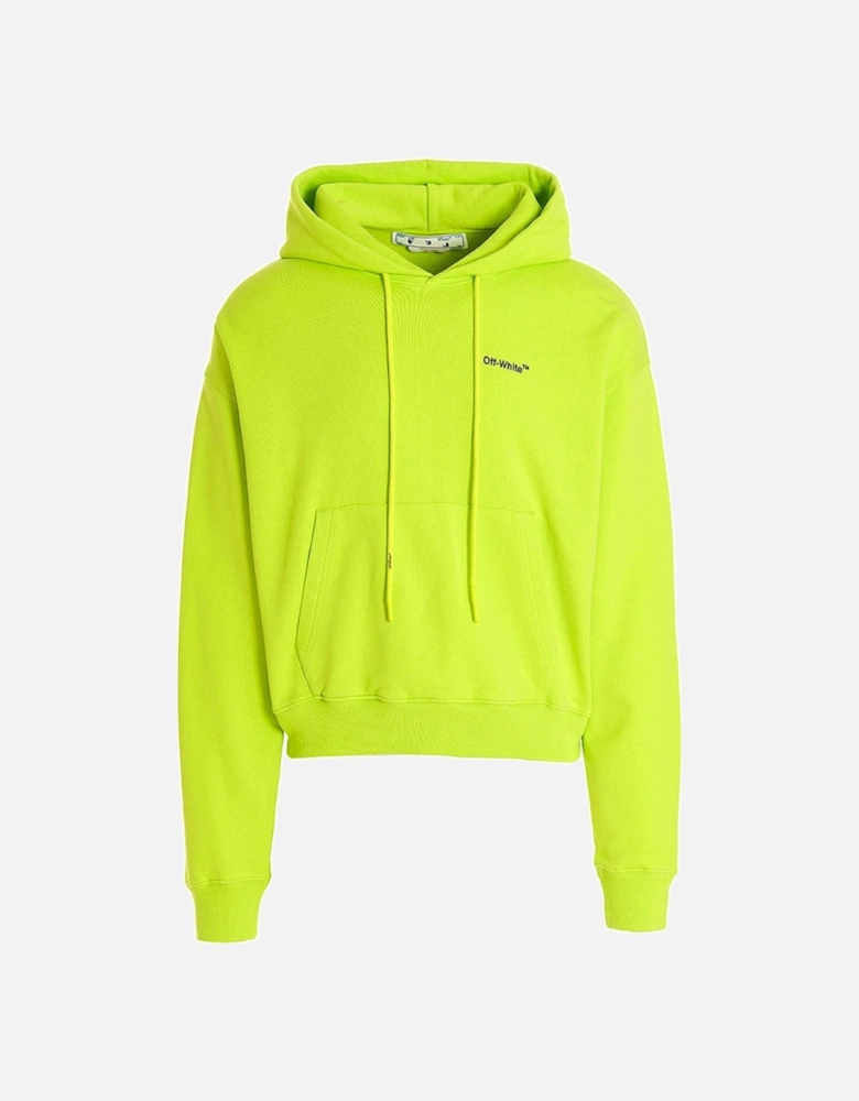 Caravaggio Arrow Over Lime Green Hoodie