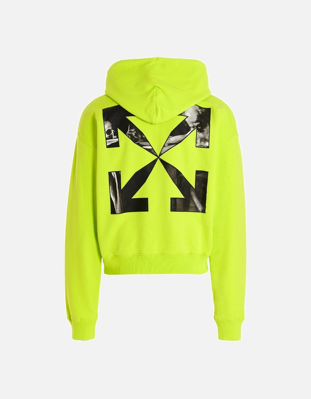 Caravaggio Arrow Over Lime Green Hoodie