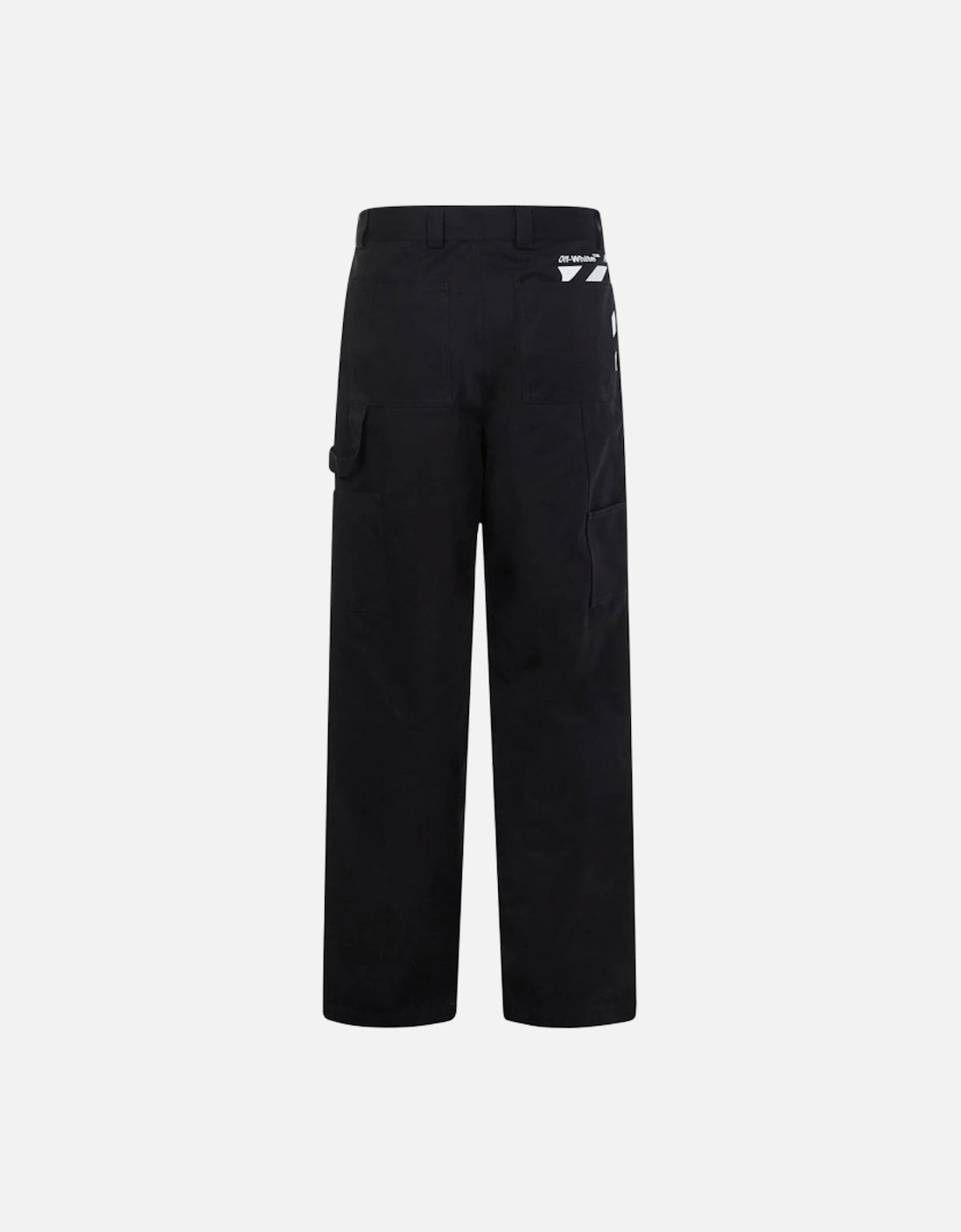 Diag Pocket Carpenter Pant Black Trousers