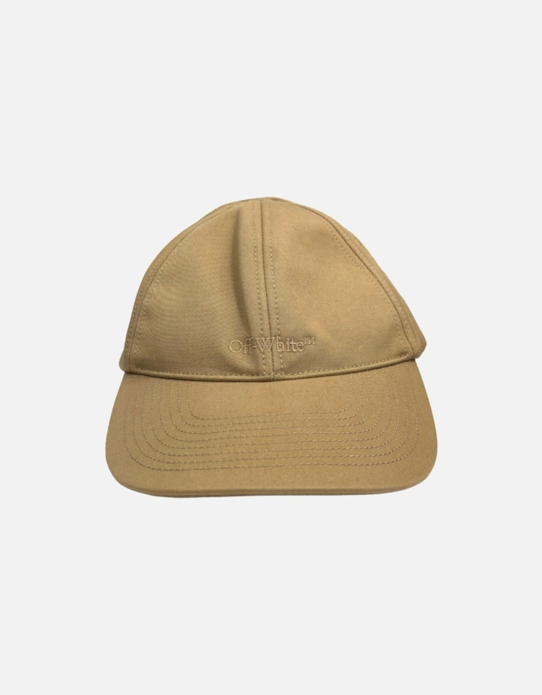 Monotone Logo Baseball Cap Beige