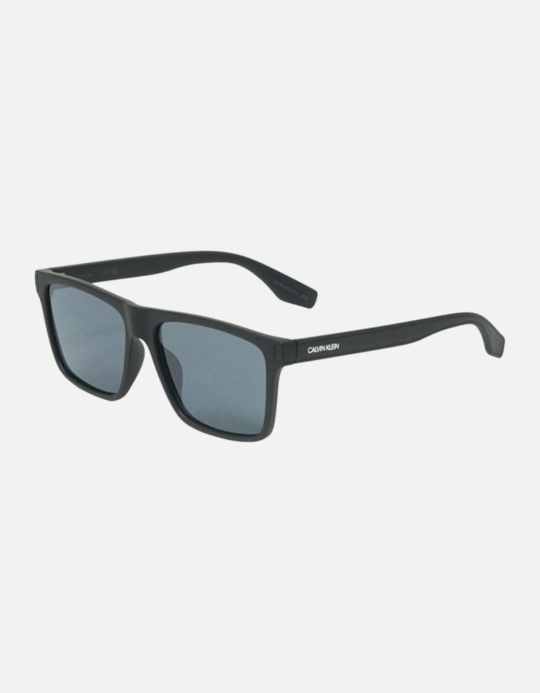 Gunmetal Mirror Lens Matte Black Sunglasses