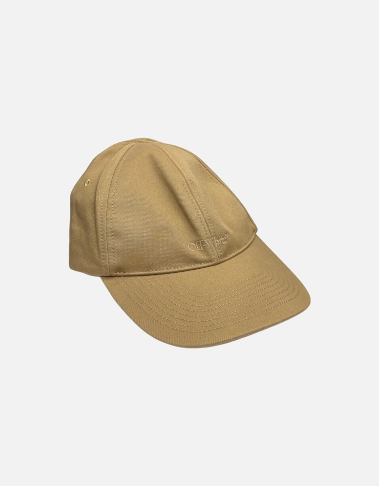 Monotone Logo Baseball Cap Beige