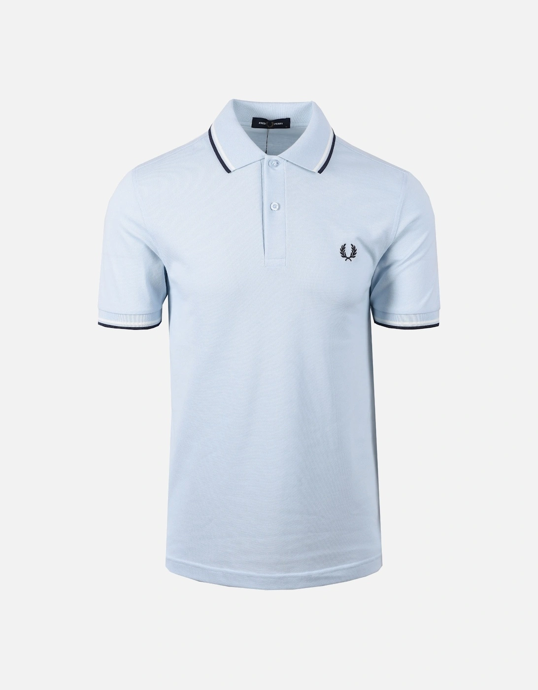 Twin Tipped Polo Light Ice/Snow White/Tennis Blue, 4 of 3