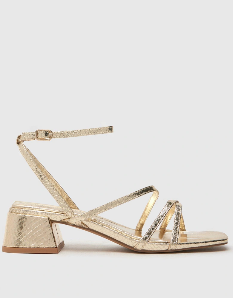 Sander Strappy Sandals - Gold