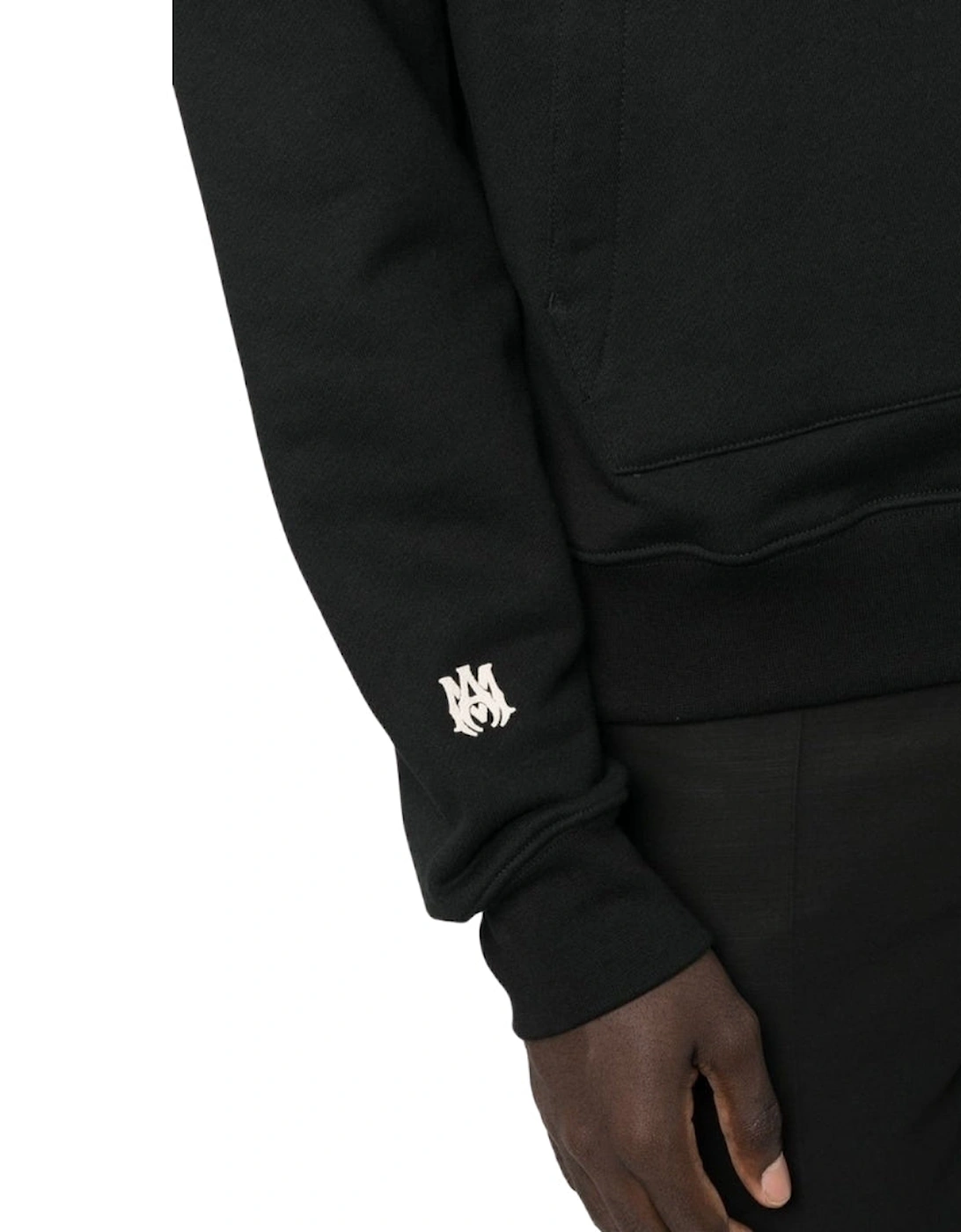 Puff Logo Black Hoodie