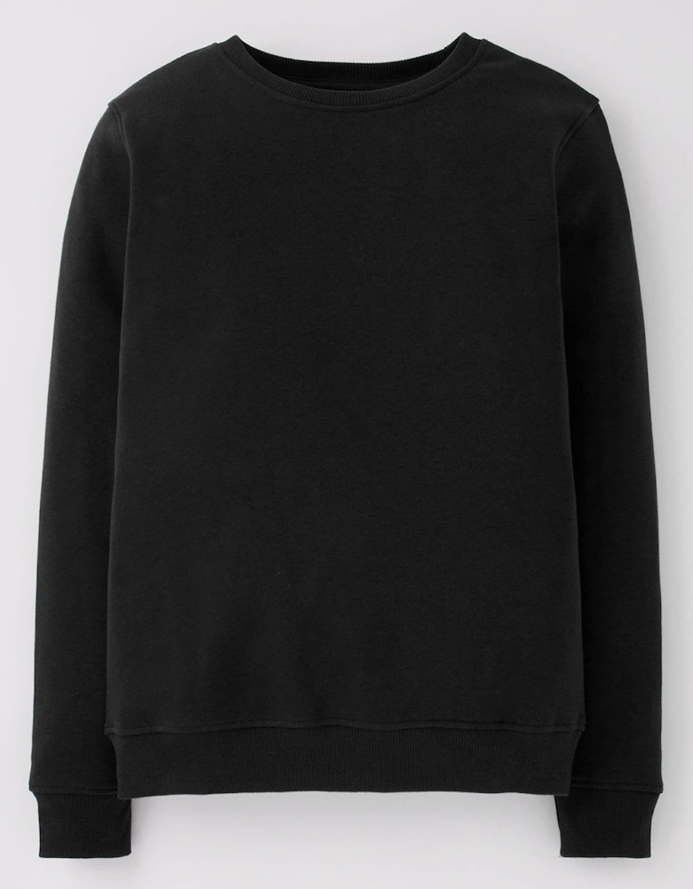 Boys Crew Sweatshirt - Black