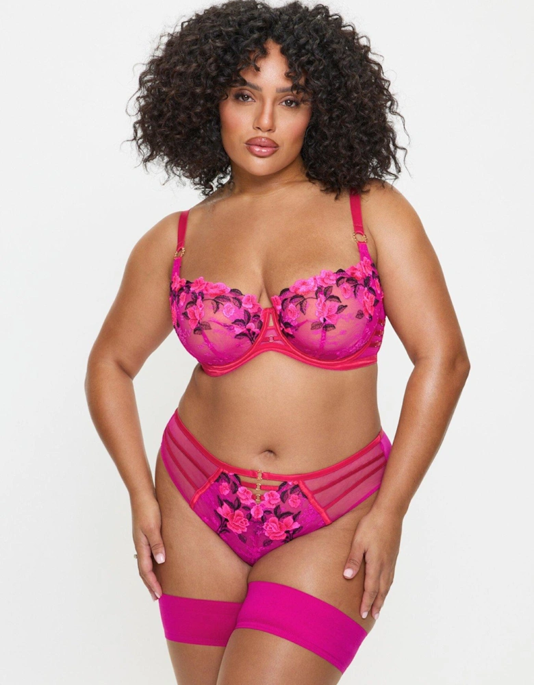 Everlasting Love Fuller Bust Non-Padded Balcony - Pink