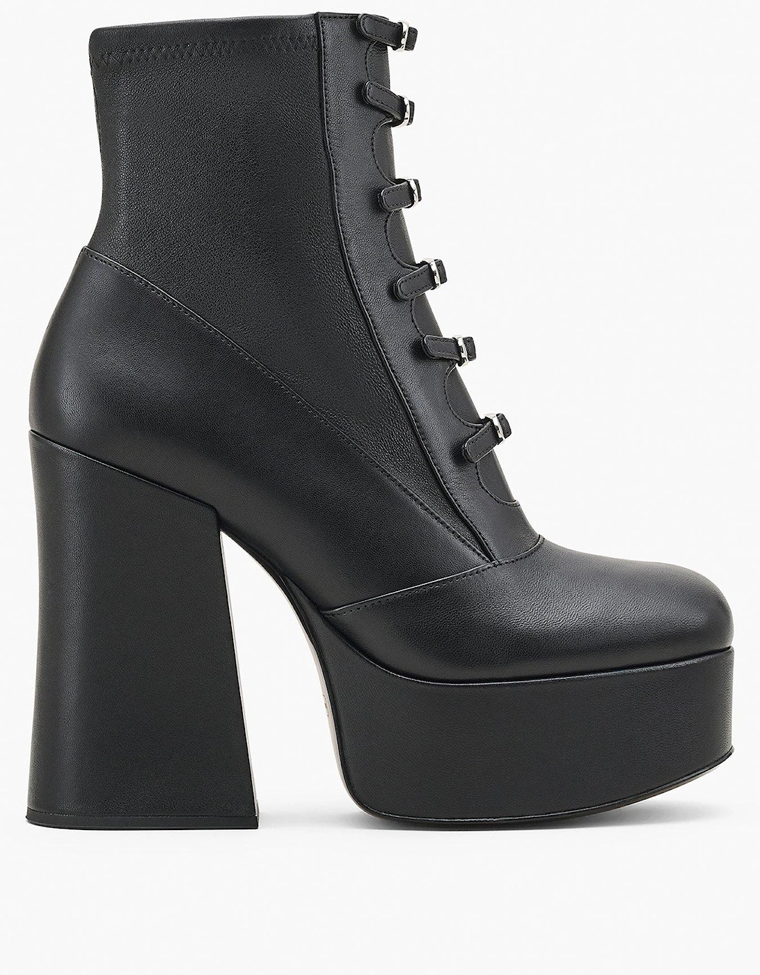 The Kiki Stretch Ankle Boots - Black, 6 of 5