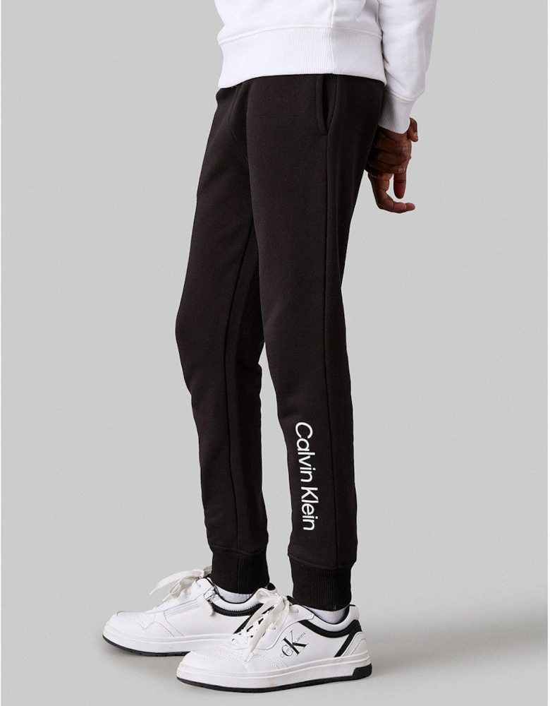 Kids Inst. Logo Regular Jogger - Black