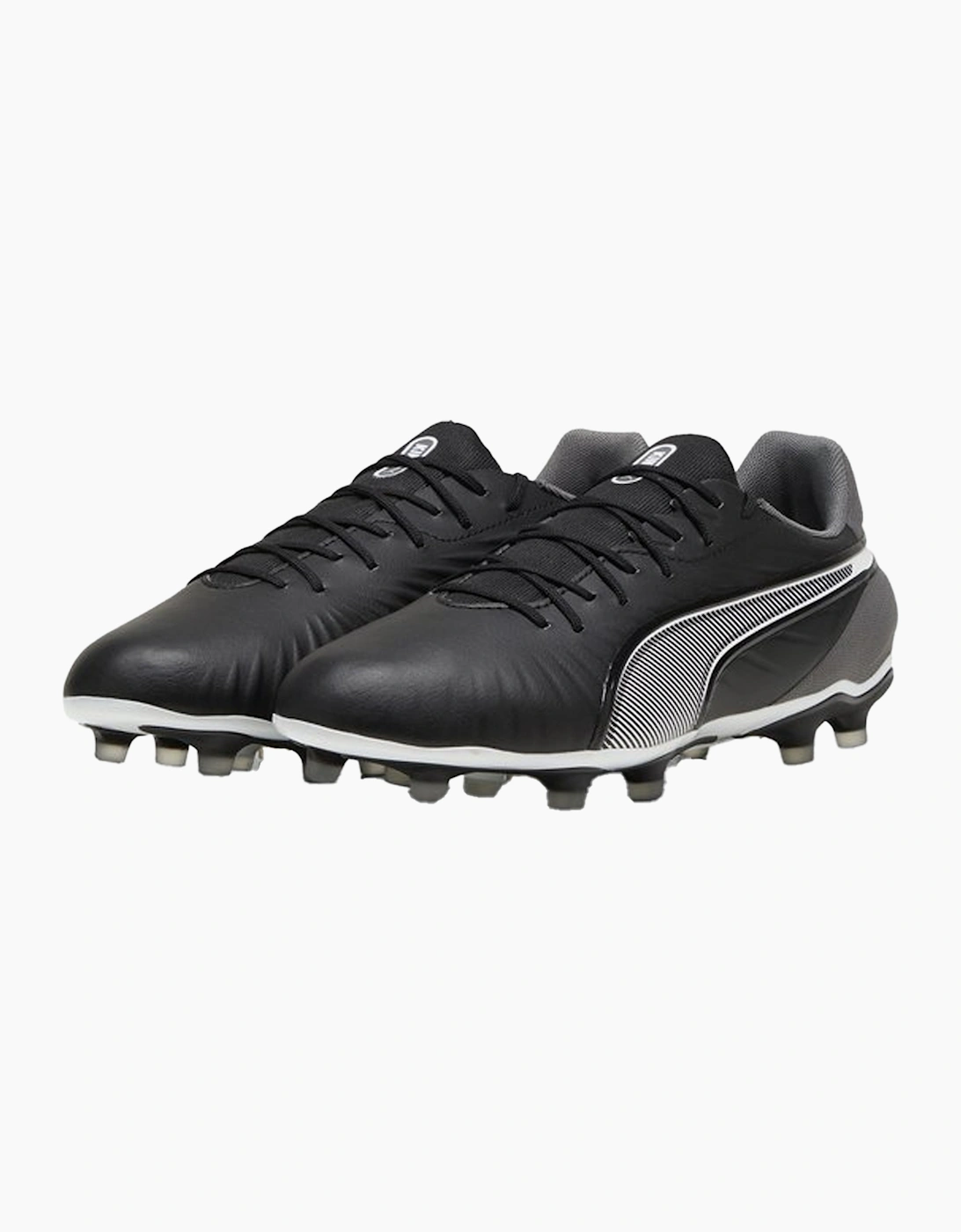 Puma Men's Black King Match Firm Ground Football Boots - Size: 6