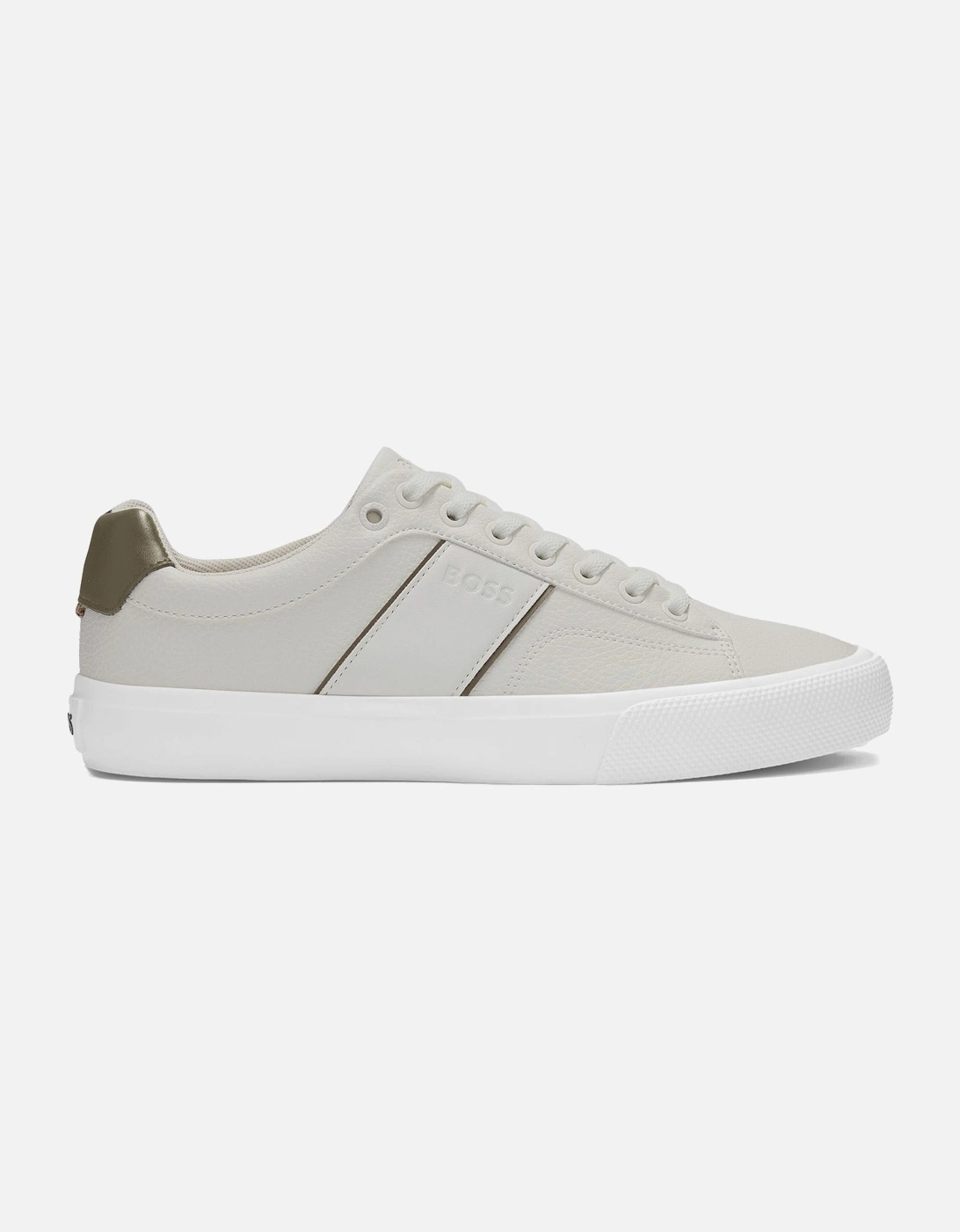 Men's Boss Aiden Tenn grltp Trainers - Cream - Size: 11