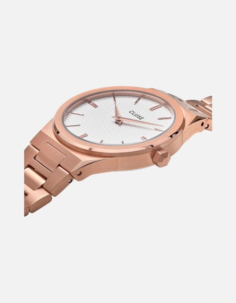Stainless Steel Quartz Analog Watch Women - Multicolor Watches
