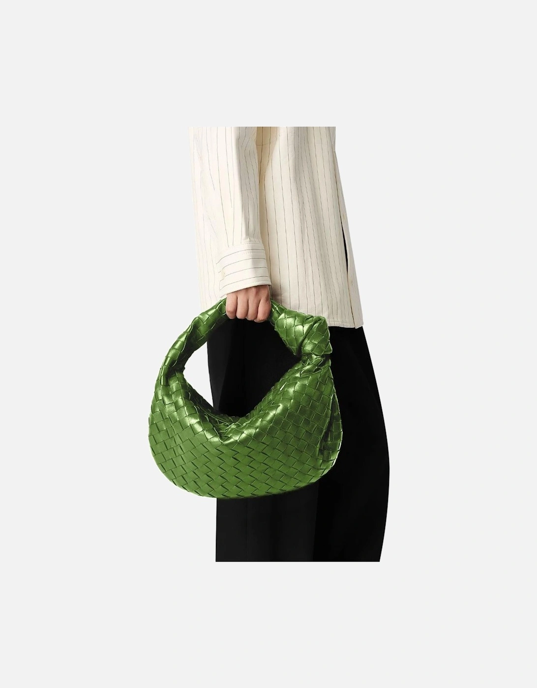 Leather Quilted Shoulder Bag Women - Green Handbags