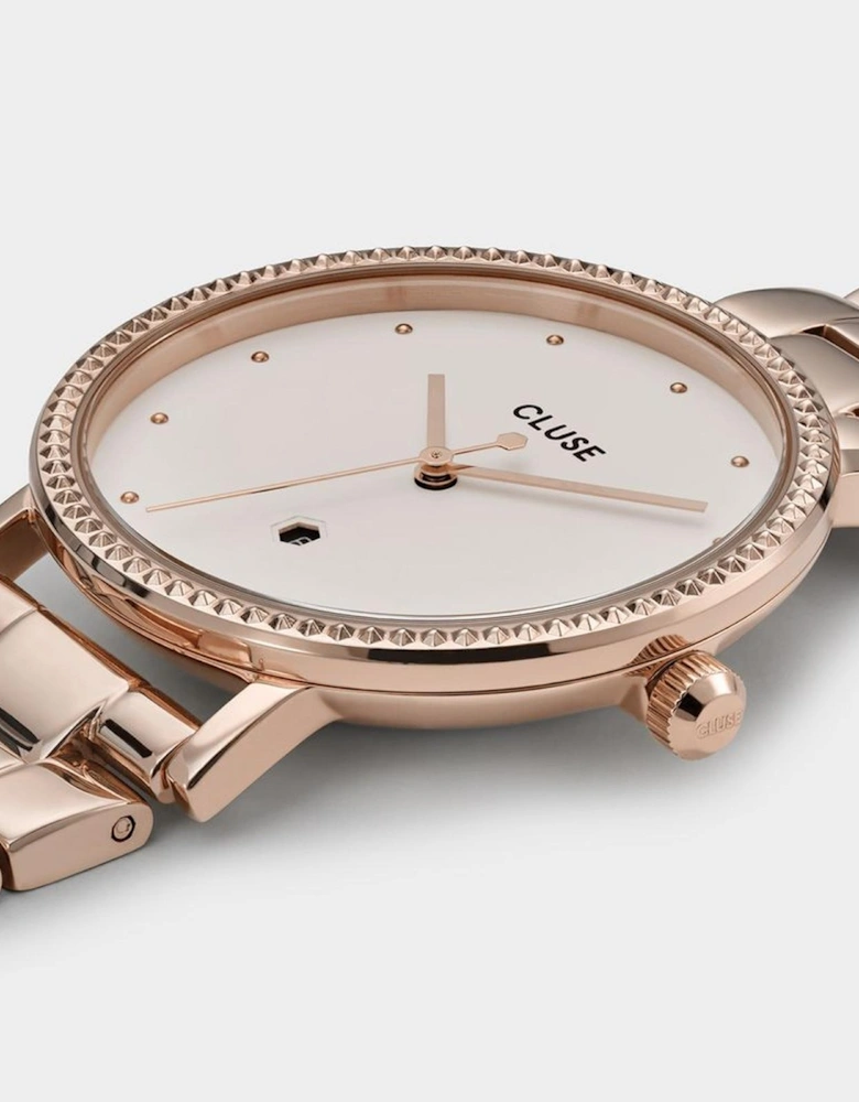 Stainless Steel Quartz Analog Watch Women - Multicolor Watches