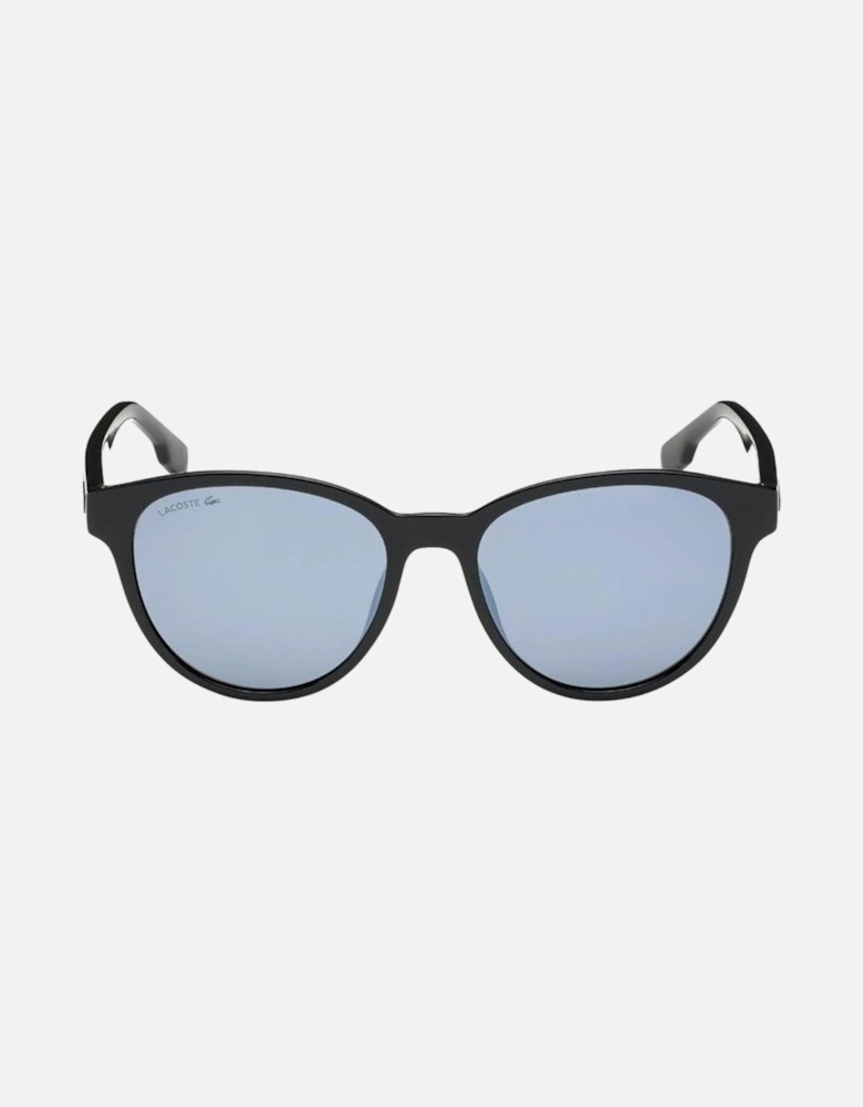 Injected Bracelet Black Dial Watch Women Sunglasses