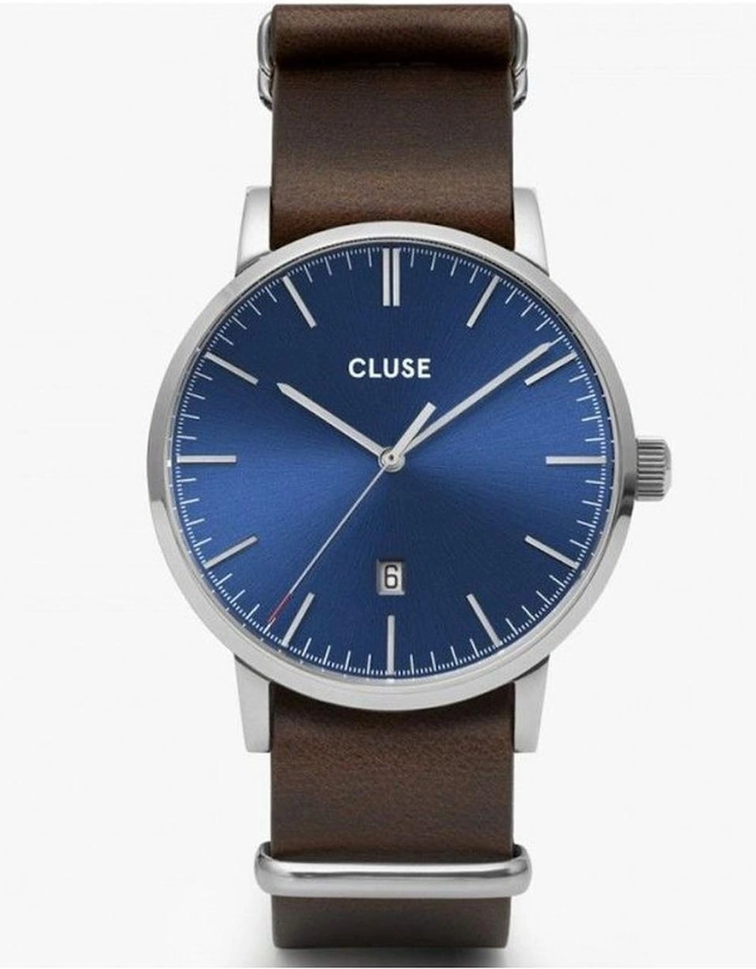 Stainless Steel Quartz Watch with Leather Strap Women - Brown Watches, 4 of 3