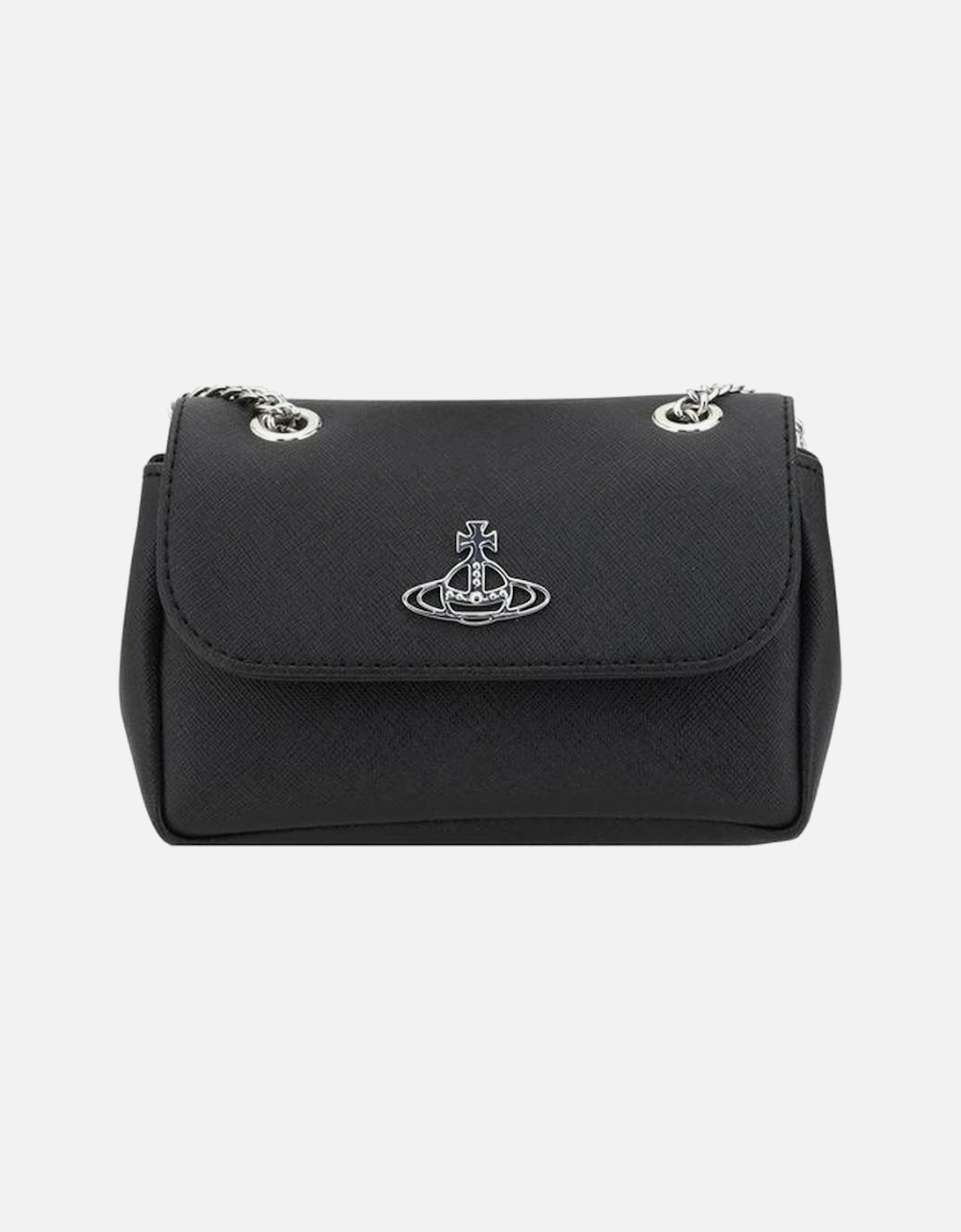 Orb Logo Chain Shoulder Bag Women - Black, 5 of 4