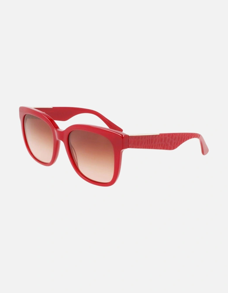 Acetate Bracelet Watch with Red Dial Women Sunglasses