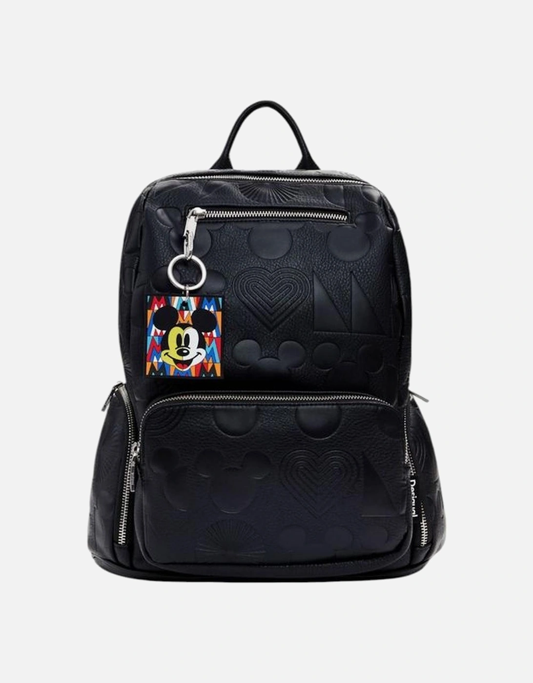 Desigual Women's Black Polyurethane Fashion Backpack - Size: One Size