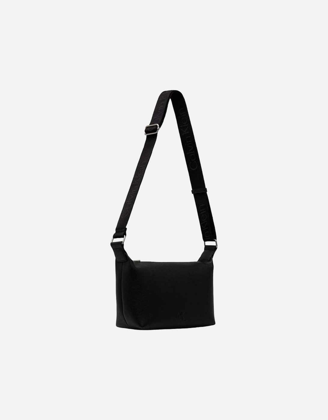 Polyurethane Structured Mens Handbag Women - Black