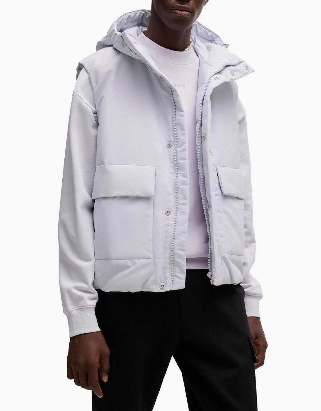 Hugo Boss Men's Branden Water Repellent Gilet - Purple - Size: 38/Regular