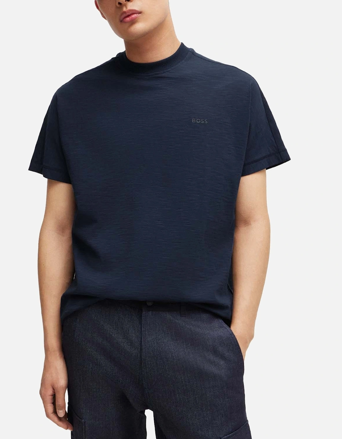 Tonal Logo Relaxed-Fit T-Shirt